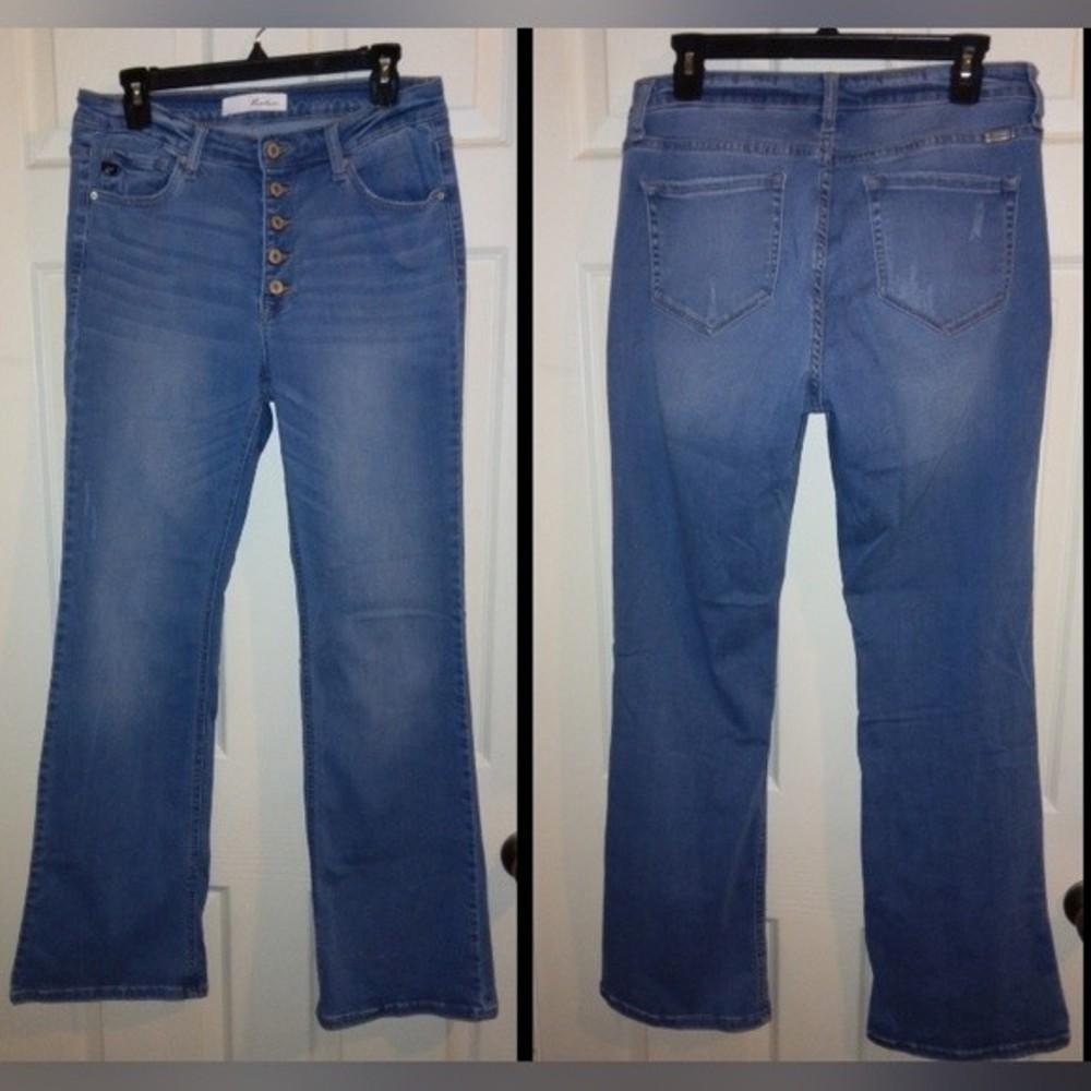 Kancan Jeans Bootcut Button Close Size 31 - image 1